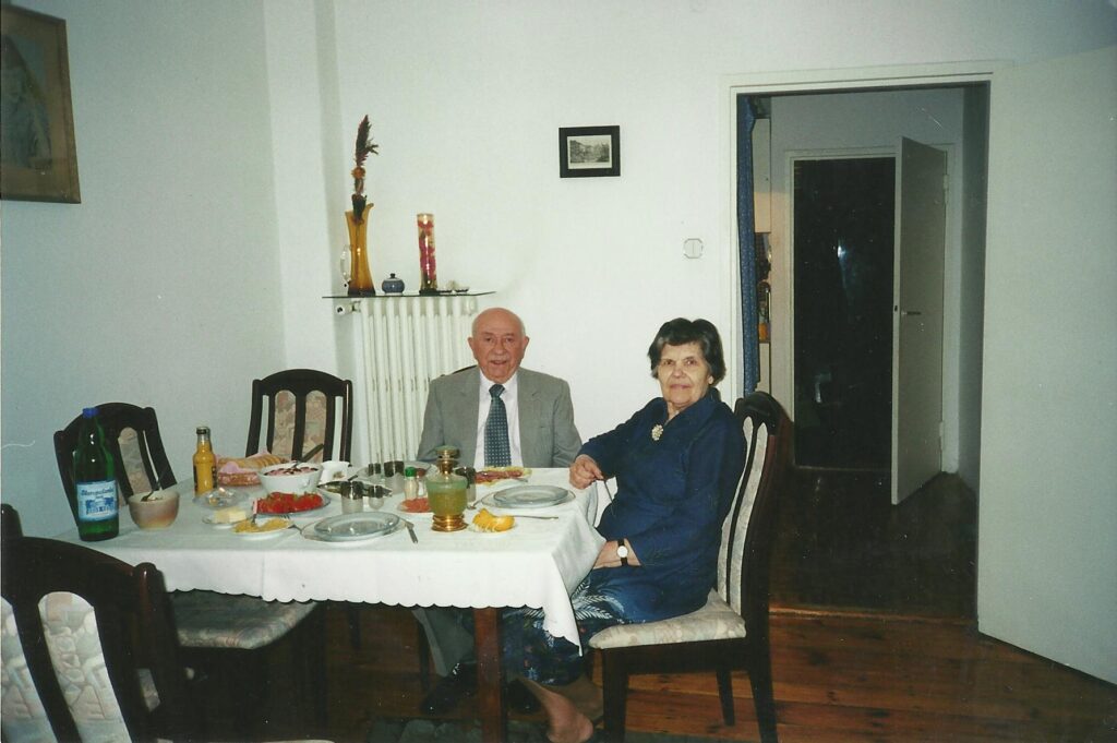Bolesław Gleichgewicht z żoną Leokadią.
