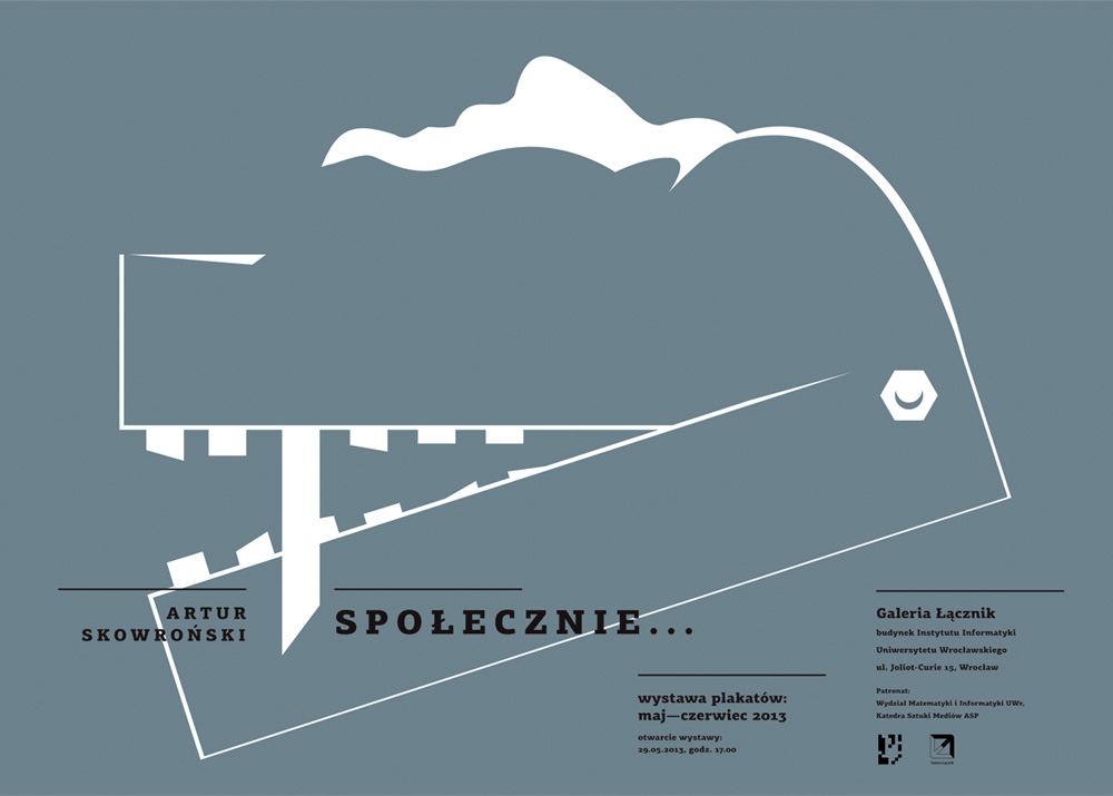 Plakat "Społecznie"