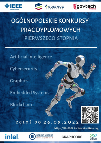 Plakat informujący o konkursie