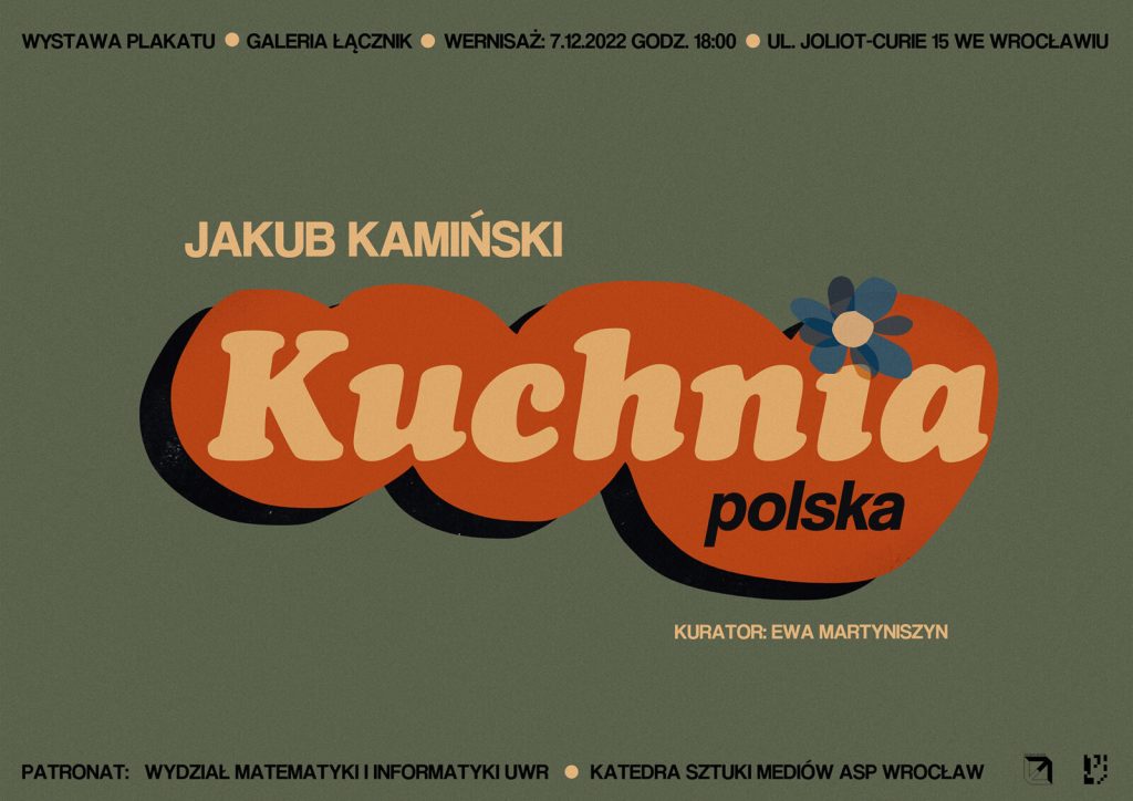 Plakat informujący o wystawie