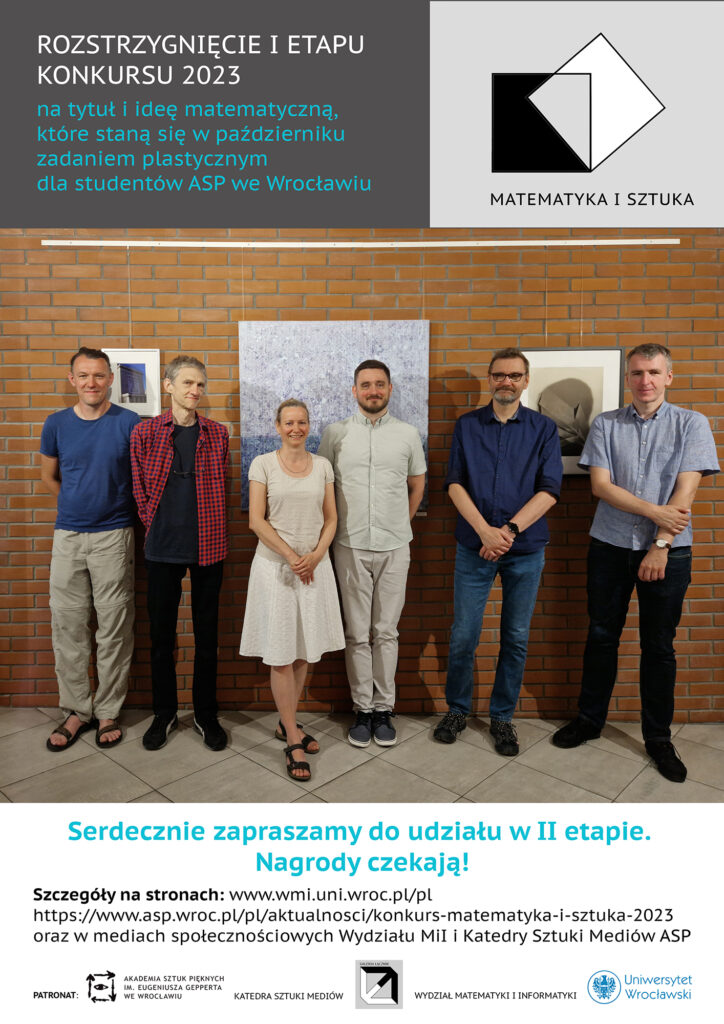 Jury konkursu Matematyka i Sztuka 2023